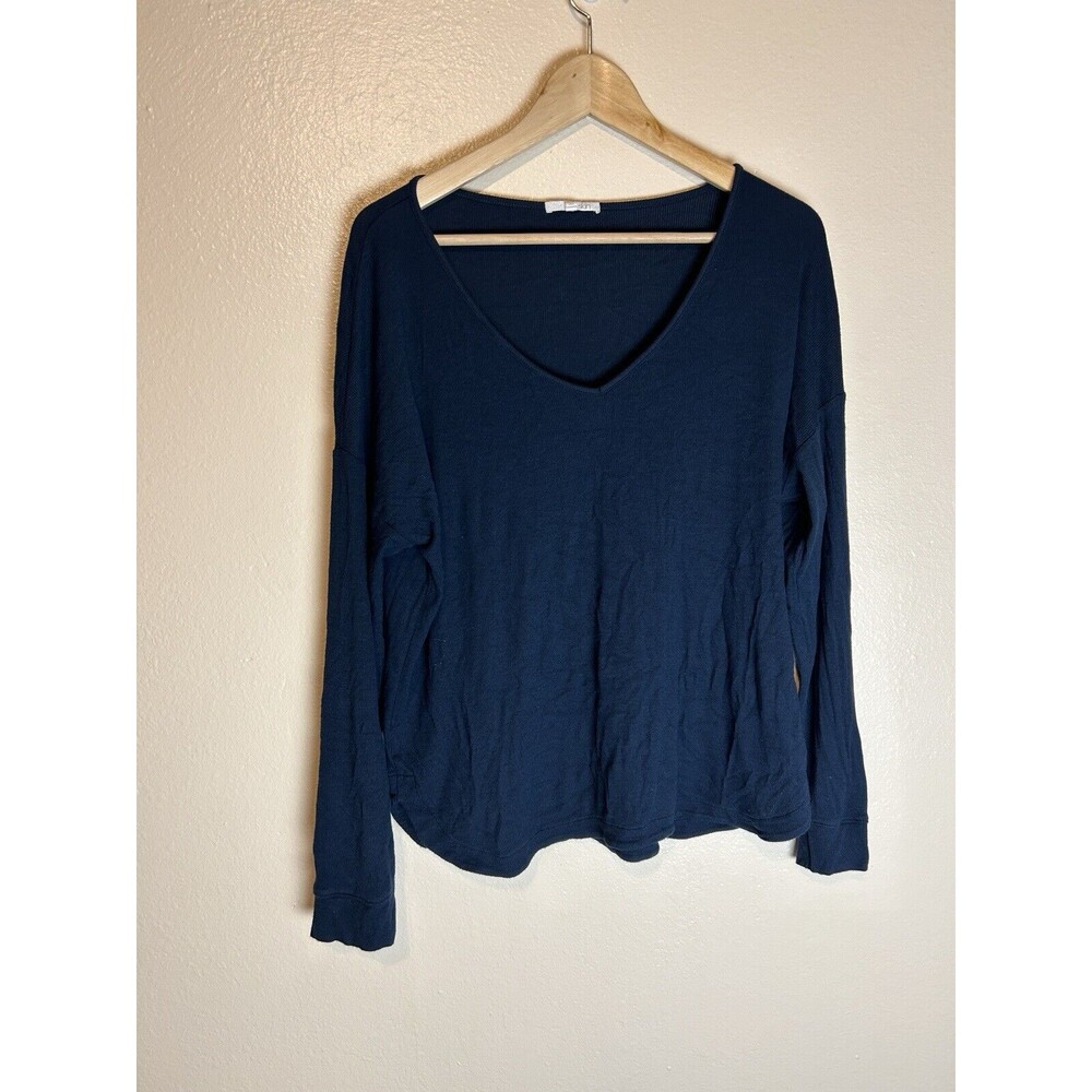 Skin 2 S Superfine Pima Cotton Jersey Long Sleeve T-shirt Tee Lounge Sleep Top